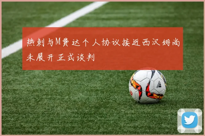 热刺与M费达个人协议接近西汉姆尚未展开正式谈判